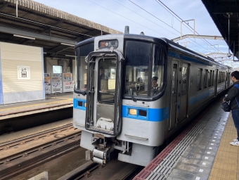 丸亀駅から観音寺駅の乗車記録(乗りつぶし)写真