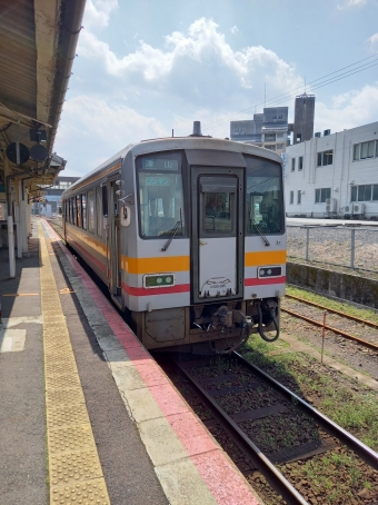 津山駅から智頭駅の乗車記録(乗りつぶし)写真