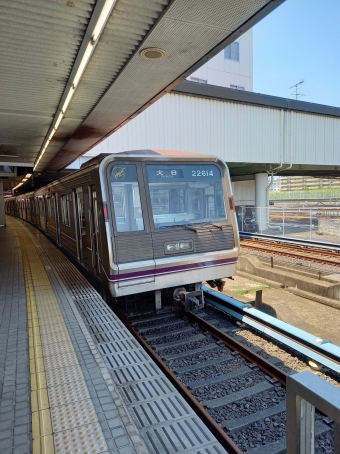 天王寺駅から八尾南駅の乗車記録(乗りつぶし)写真