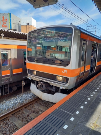 西船橋駅から新松戸駅の乗車記録(乗りつぶし)写真