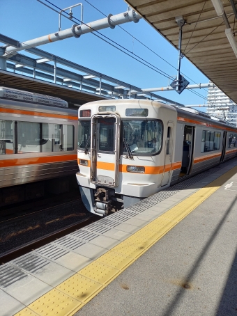 大垣駅から蒲郡駅の乗車記録(乗りつぶし)写真