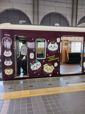 豊中駅から宝塚駅の乗車記録(乗りつぶし)写真