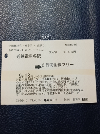 大阪阿部野橋駅から尺土駅の乗車記録(乗りつぶし)写真