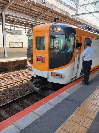 五十鈴川駅から近鉄四日市駅の乗車記録(乗りつぶし)写真