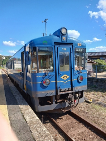 網野駅から西舞鶴駅の乗車記録(乗りつぶし)写真