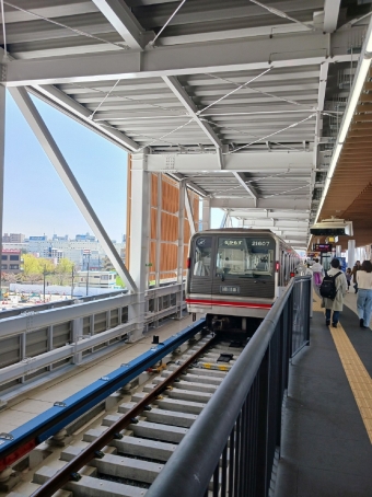 梅田駅から箕面萱野駅の乗車記録(乗りつぶし)写真