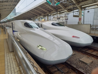東京駅から新神戸駅の乗車記録(乗りつぶし)写真