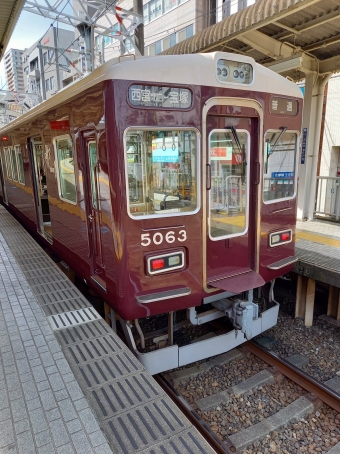 西宮北口駅から宝塚駅の乗車記録(乗りつぶし)写真