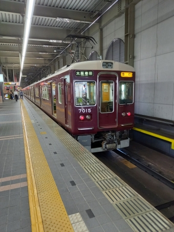 宝塚駅から石橋阪大前駅の乗車記録(乗りつぶし)写真