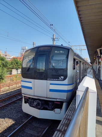 東京駅から新小岩駅の乗車記録(乗りつぶし)写真