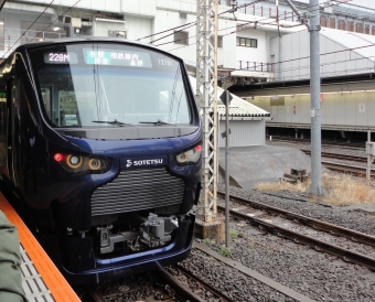 新宿駅から羽沢横浜国大駅の乗車記録(乗りつぶし)写真