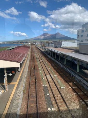 七飯駅から森駅:鉄道乗車記録の写真