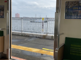 蒲田駅から海芝浦駅の乗車記録(乗りつぶし)写真