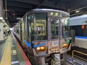 金沢駅から富山駅の乗車記録(乗りつぶし)写真