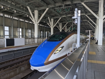 富山駅から上越妙高駅の乗車記録(乗りつぶし)写真