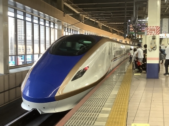 大宮駅から富山駅の乗車記録(乗りつぶし)写真