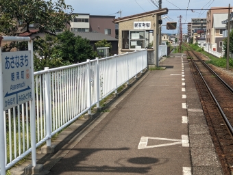 朝菜町駅から岩峅寺駅の乗車記録(乗りつぶし)写真