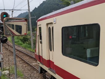 岩峅寺駅から有峰口駅の乗車記録(乗りつぶし)写真