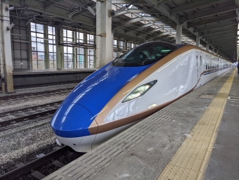 長岡駅から高崎駅の乗車記録(乗りつぶし)写真