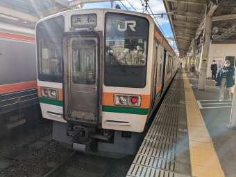 鷲津駅から浜松駅の乗車記録(乗りつぶし)写真