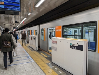 永田町駅から中央林間駅の乗車記録(乗りつぶし)写真