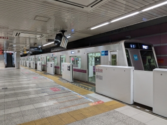 鷺沼駅から中央林間駅の乗車記録(乗りつぶし)写真