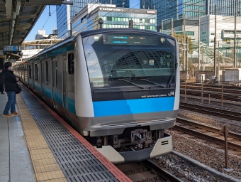 田町駅から蒲田駅の乗車記録(乗りつぶし)写真