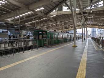 蒲田駅から沼部駅の乗車記録(乗りつぶし)写真