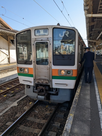 沼津駅から島田駅の乗車記録(乗りつぶし)写真