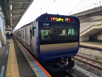 成田空港駅から成田駅の乗車記録(乗りつぶし)写真