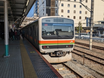 八王子駅から東福生駅の乗車記録(乗りつぶし)写真