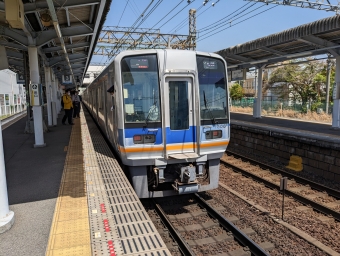 貝塚駅から難波駅の乗車記録(乗りつぶし)写真