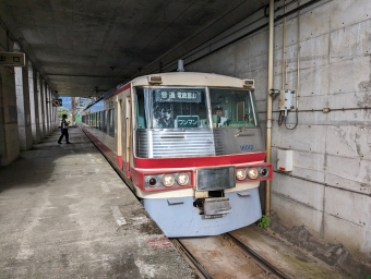 大川寺駅から稲荷町駅の乗車記録(乗りつぶし)写真