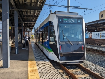 田原町駅から福井駅停留場の乗車記録(乗りつぶし)写真