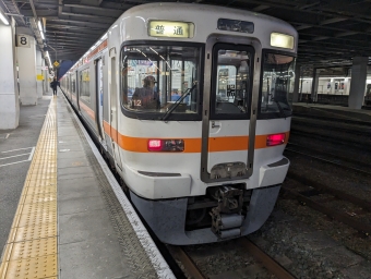 豊橋駅から鷲津駅の乗車記録(乗りつぶし)写真