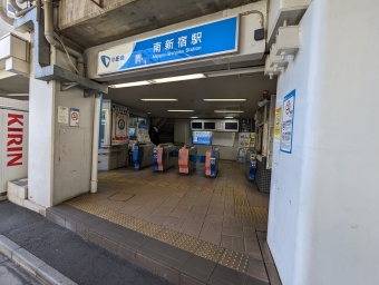 下北沢駅から南新宿駅の乗車記録(乗りつぶし)写真