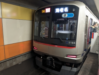 大岡山駅から日吉駅の乗車記録(乗りつぶし)写真