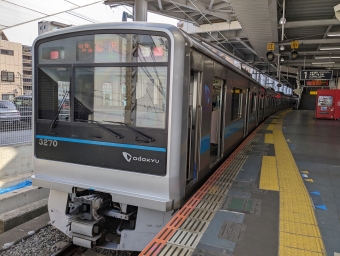 相模大野駅から東林間駅の乗車記録(乗りつぶし)写真