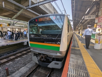 渋谷駅から赤羽駅の乗車記録(乗りつぶし)写真