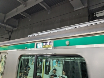 赤羽駅から渋谷駅の乗車記録(乗りつぶし)写真