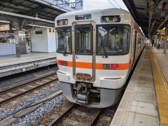 名古屋駅から弥富駅の乗車記録(乗りつぶし)写真