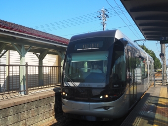 東岩瀬駅から粟島（大阪屋ショップ前）駅の乗車記録(乗りつぶし)写真
