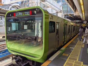 渋谷駅から池袋駅の乗車記録(乗りつぶし)写真