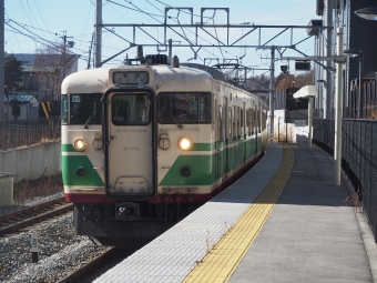 中軽井沢駅から軽井沢駅の乗車記録(乗りつぶし)写真