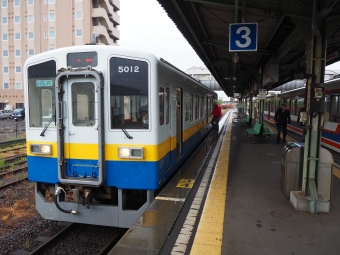 水海道駅から下館駅の乗車記録(乗りつぶし)写真
