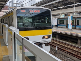 西船橋駅から秋葉原駅の乗車記録(乗りつぶし)写真