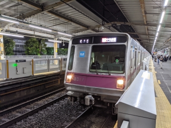 あざみ野駅から中央林間駅の乗車記録(乗りつぶし)写真