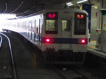 船橋駅から春日部駅の乗車記録(乗りつぶし)写真