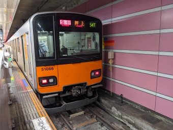 表参道駅から中央林間駅の乗車記録(乗りつぶし)写真