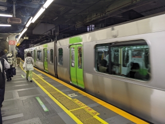 新宿駅から渋谷駅の乗車記録(乗りつぶし)写真